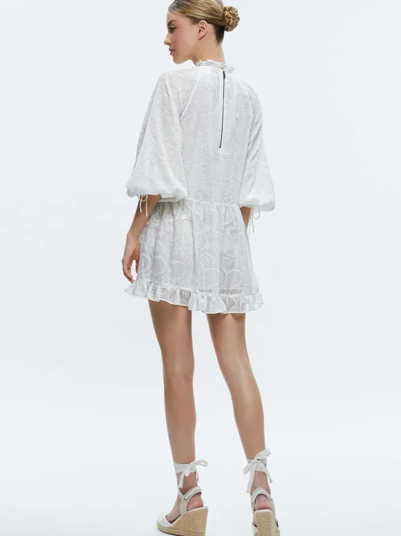 Sherrie Gathered Tunic Dress | Alice and Olivia Shop