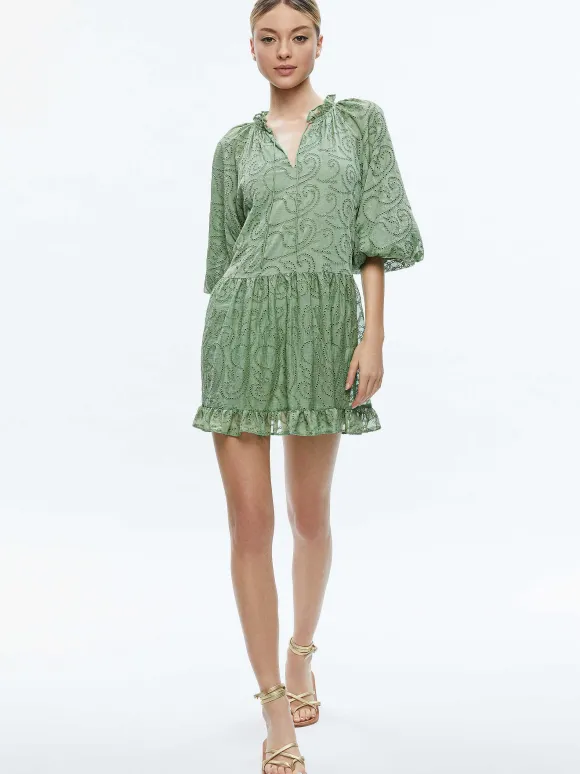 Sherrie Gathered Tunic Dress | Alice and Olivia Best Sale