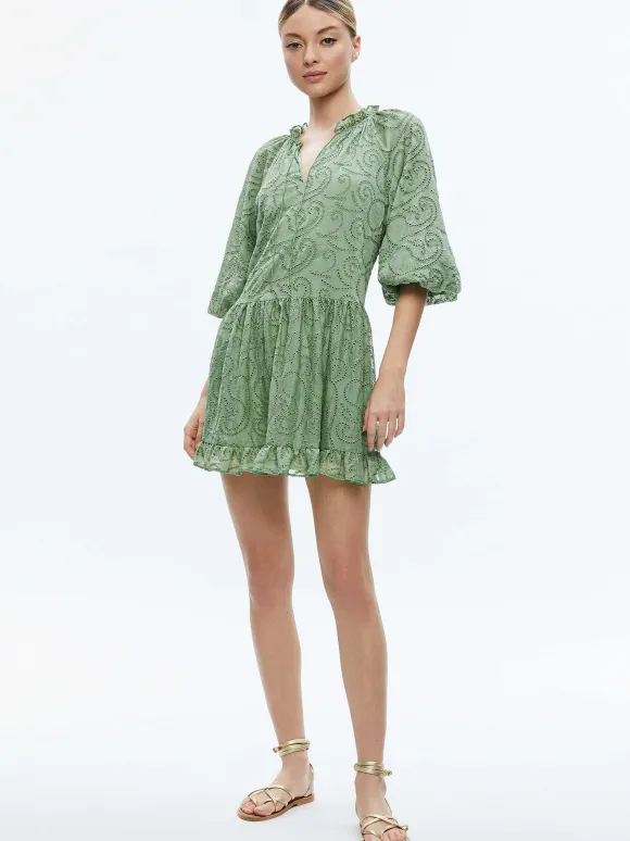 Sherrie Gathered Tunic Dress | Alice and Olivia Best Sale