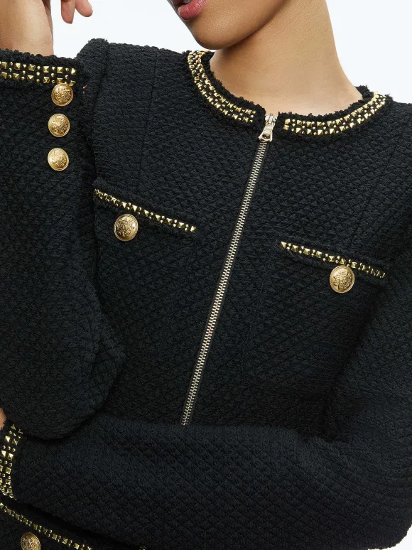 Shiloh Gold Zipper Romper | Alice and Olivia Best Sale