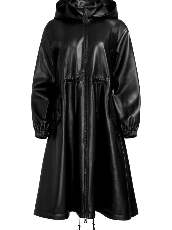 Simson Vegan Leather Windbreaker | Alice and Olivia Fashion