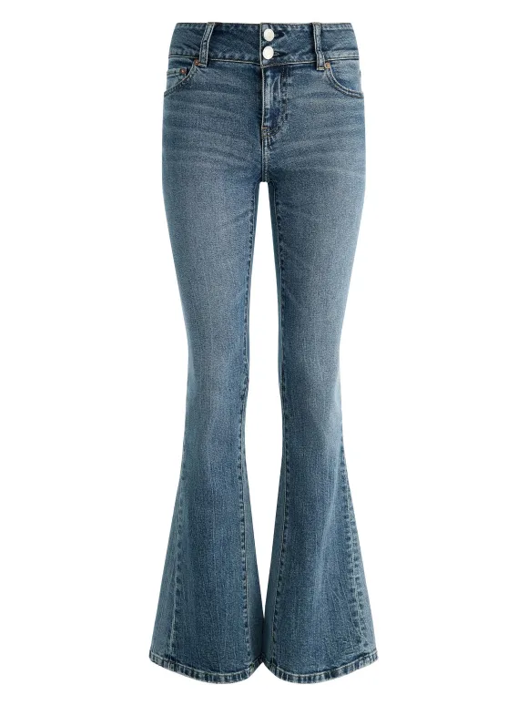 Stacey Godet Bell Flare Jean | Alice and Olivia Sale