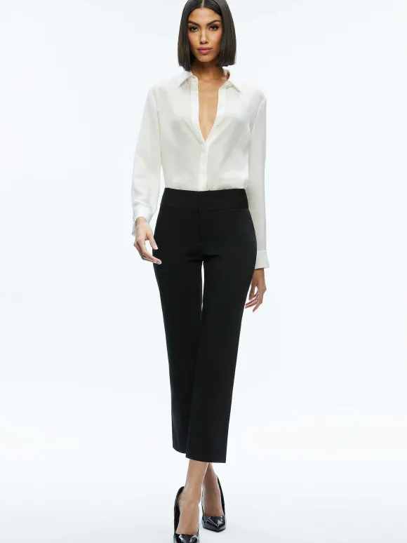 Stacey Low Rise Kick Flare Pant | Alice and Olivia Best