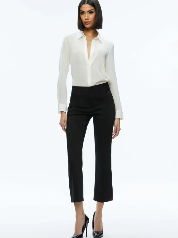 Stacey Low Rise Kick Flare Pant | Alice and Olivia Best