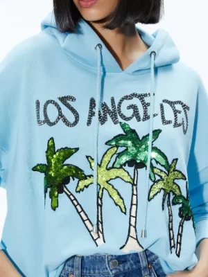 Sunny Boxy Cropped Hoodie | Alice and Olivia Cheap