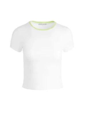 Tashia Ringer Baby Tee | Alice and Olivia Clearance