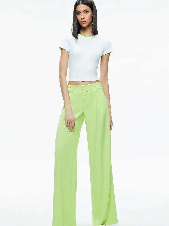 Tashia Ringer Baby Tee | Alice and Olivia Clearance