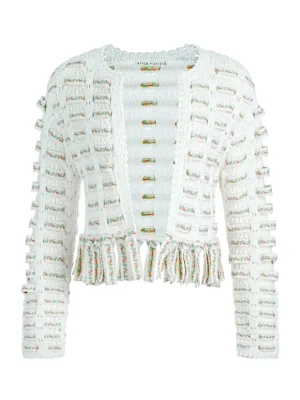 Tawna Ribbon Cardigan | Alice and Olivia Sale
