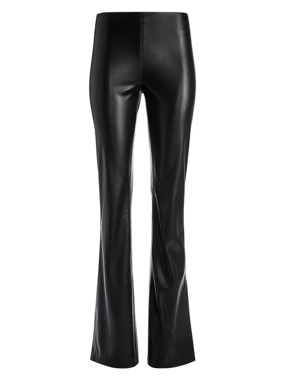 Teeny Vegan Leather Side Slit Pant | Alice and Olivia Best Sale