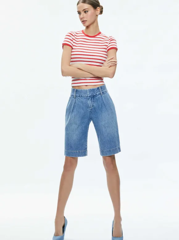 Tess Baby Tee | Alice and Olivia Fashion
