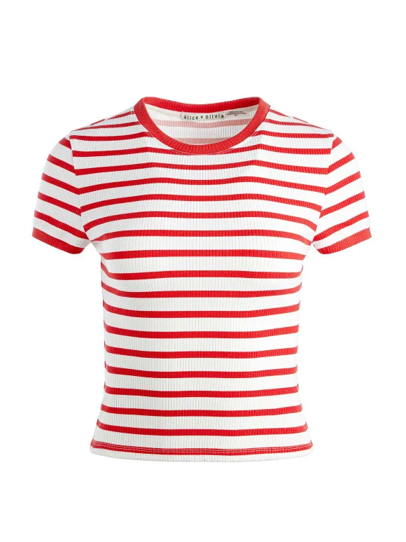 Tess Baby Tee | Alice and Olivia Fashion