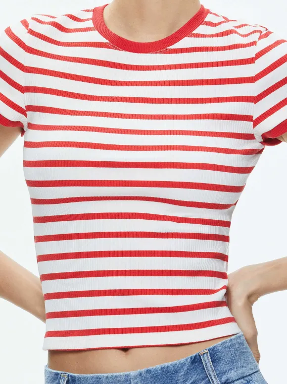 Tess Baby Tee | Alice and Olivia Fashion