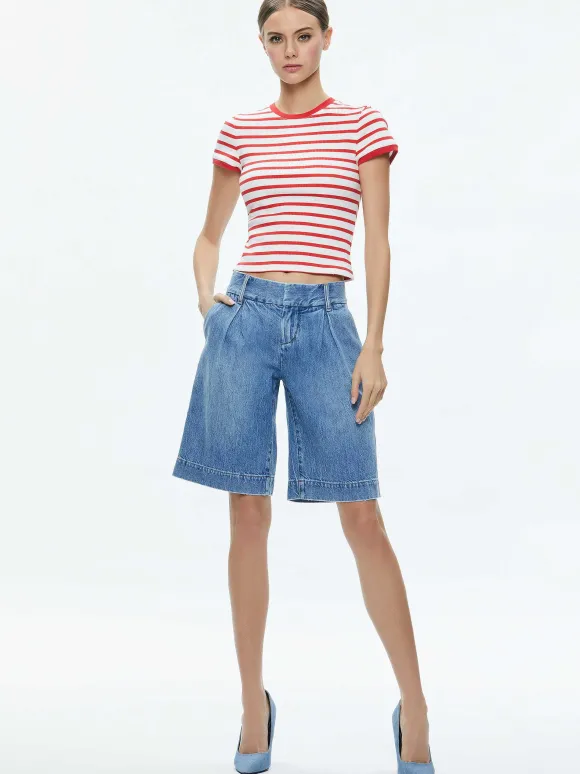 Tess Baby Tee | Alice and Olivia Fashion