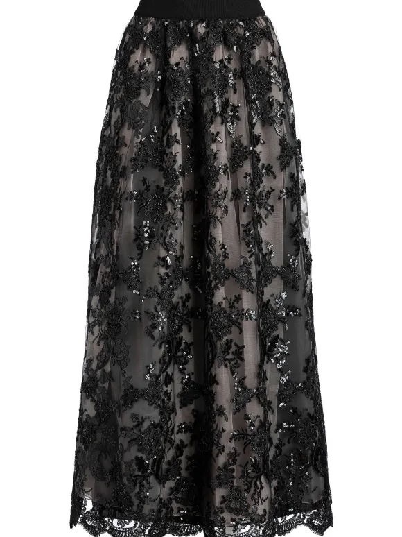 Tina Embellished Gown Skirt | Alice and Olivia Discount