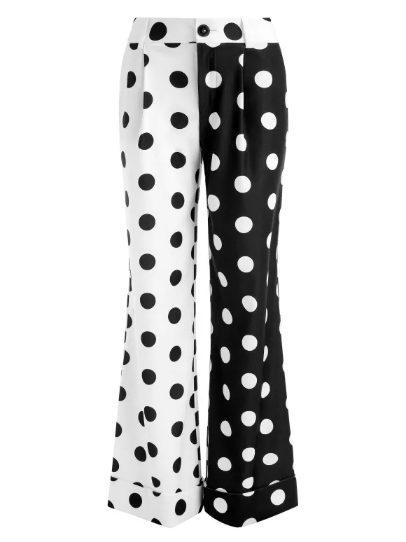 Tomasa Cuffed Trouser | Alice and Olivia Shop