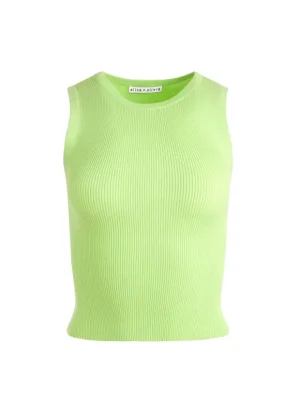 Tonita Ribbed Tank | Alice and Olivia Store