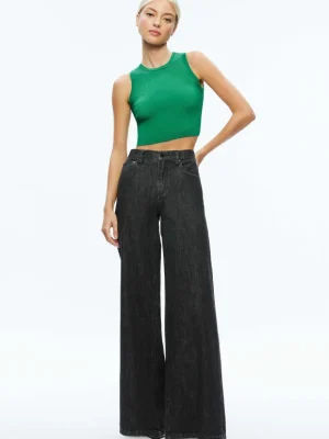 Tonita Ribbed Tank | Alice and Olivia Best