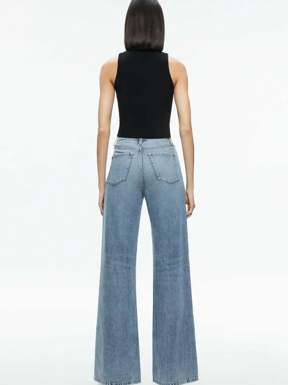 Tonita Ribbed Tank | Alice and Olivia Sale