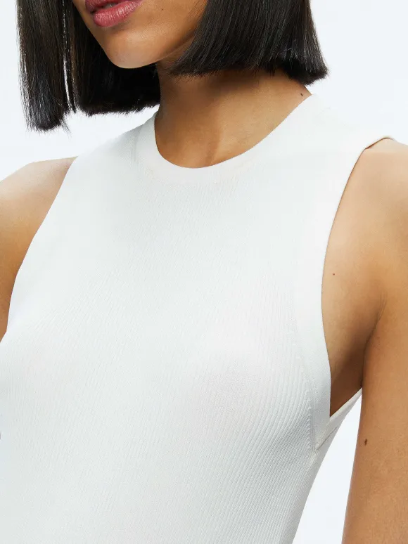 Tonita Ribbed Tank | Alice and Olivia Sale