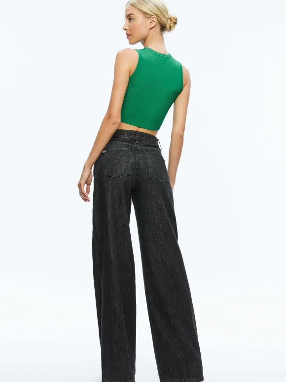 Tonita Ribbed Tank | Alice and Olivia Best