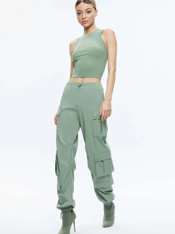 Tonita Ribbed Tank | Alice and Olivia Store