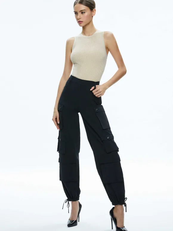 Tonita Ribbed Tank | Alice and Olivia Sale