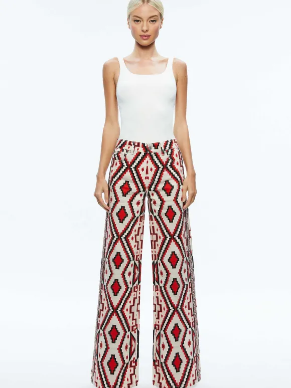Trish Mid Rise Baggy Jean | Alice and Olivia Cheap