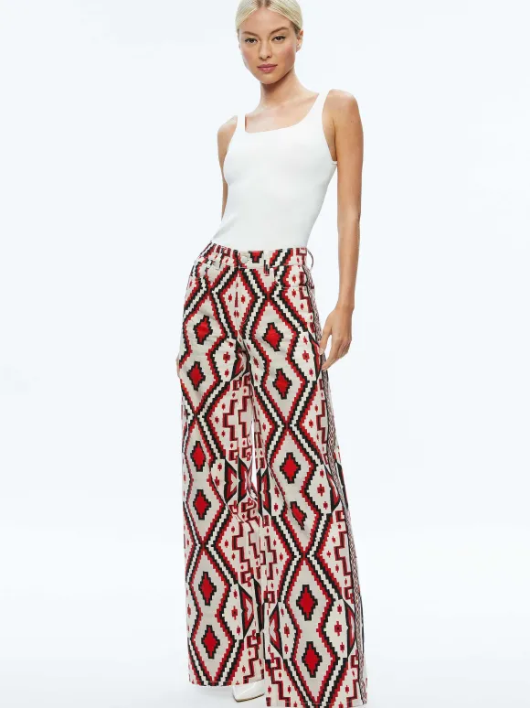 Trish Mid Rise Baggy Jean | Alice and Olivia Cheap