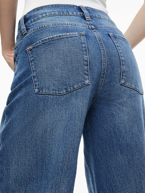 Trish Mid Rise Baggy Jean | Alice and Olivia Flash Sale