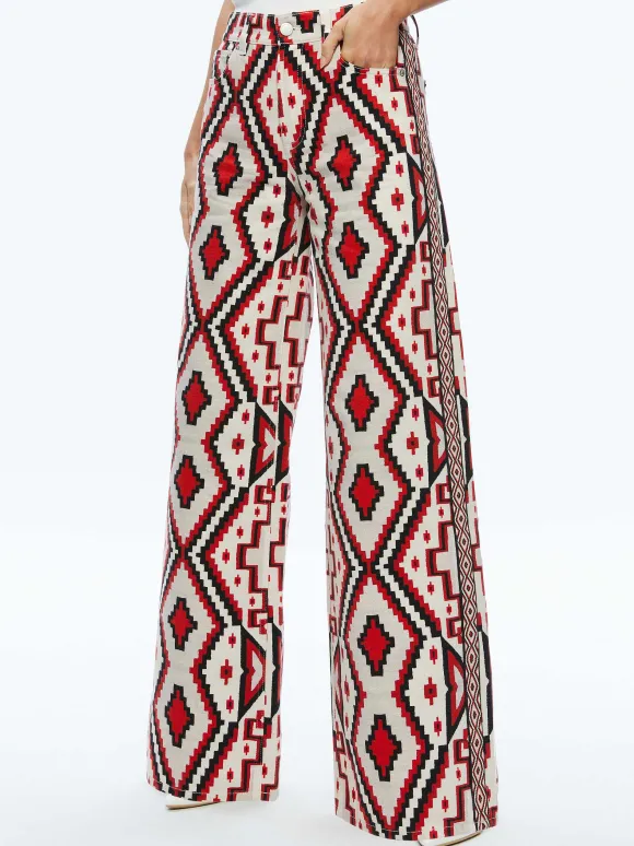 Trish Mid Rise Baggy Jean | Alice and Olivia Cheap