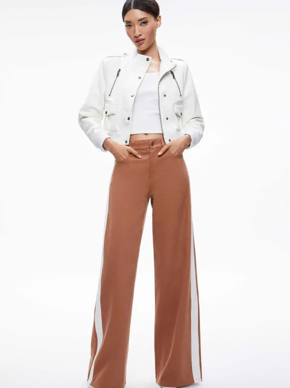 Trish Side Stripe Jean | Alice and Olivia Clearance