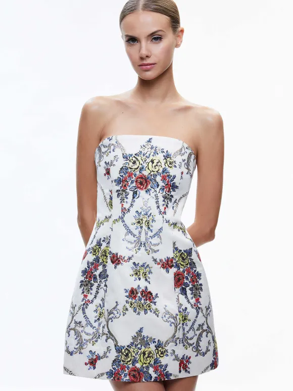 Velia Strapless Mini Dress | Alice and Olivia Cheap