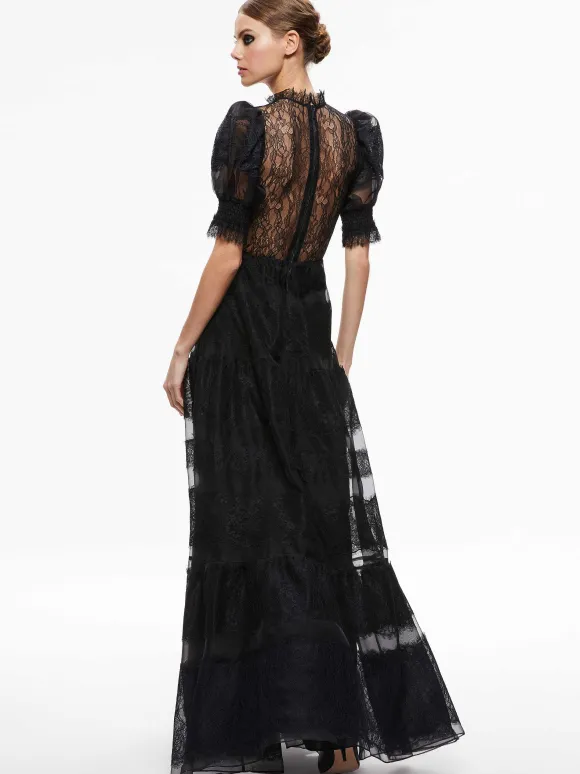 Vernita Tiered Maxi Dress | Alice and Olivia Discount