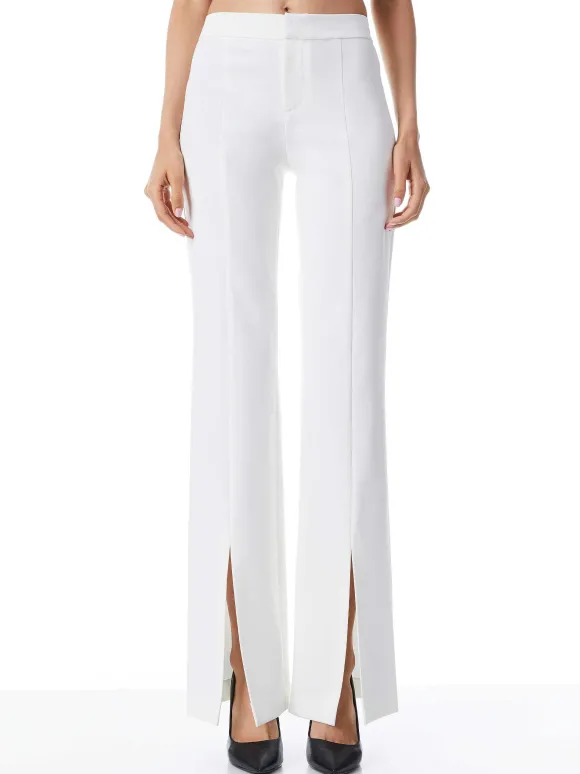 Walker Slim Front Slit Pants | Alice and Olivia Best