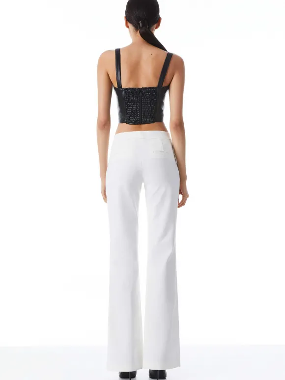 Walker Slim Front Slit Pants | Alice and Olivia Best