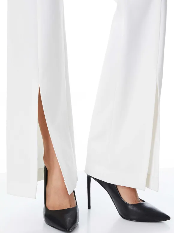 Walker Slim Front Slit Pants | Alice and Olivia Best