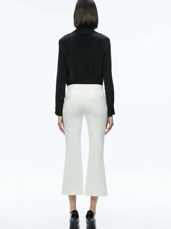 Walker Slit Hem Pant | Alice and Olivia Clearance