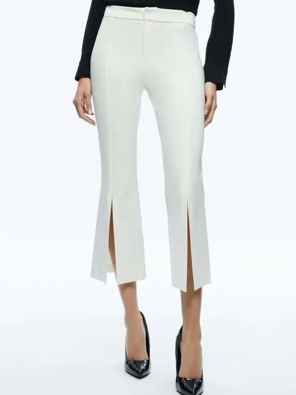 Walker Slit Hem Pant | Alice and Olivia Clearance