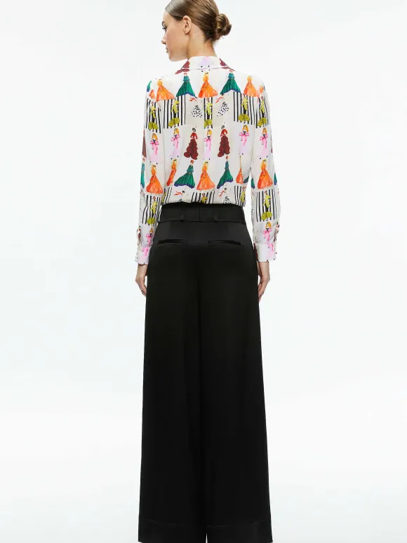 Willa Placket Top | Alice and Olivia Best Sale