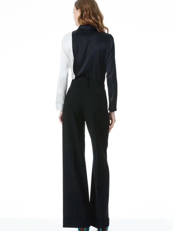 Willa Placket Top | Alice and Olivia Discount