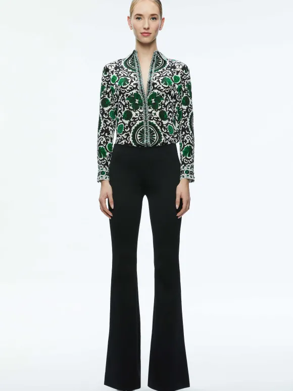 Willa Placket Top | Alice and Olivia Discount
