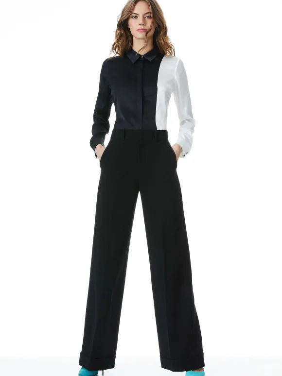 Willa Placket Top | Alice and Olivia Discount