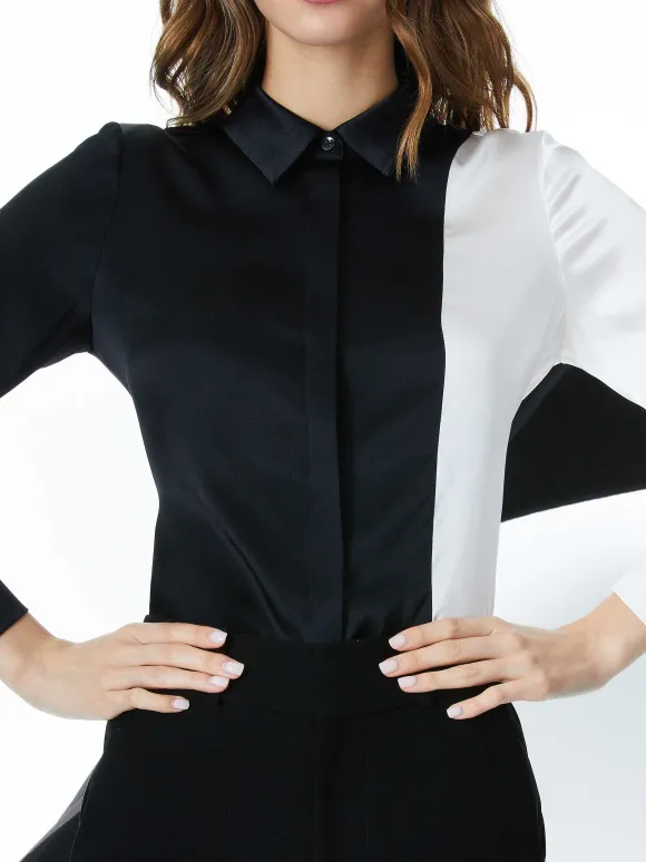 Willa Placket Top | Alice and Olivia Discount