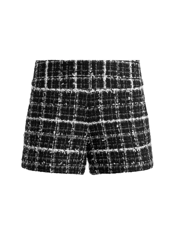 Yardley Cropped Fray Hem Jacket + Donald Tweed Short | Alice and Olivia Best